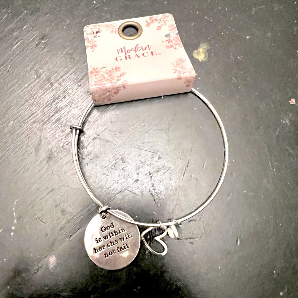 Mardel’s Psalm 46:5 Silver Charm Bracelet